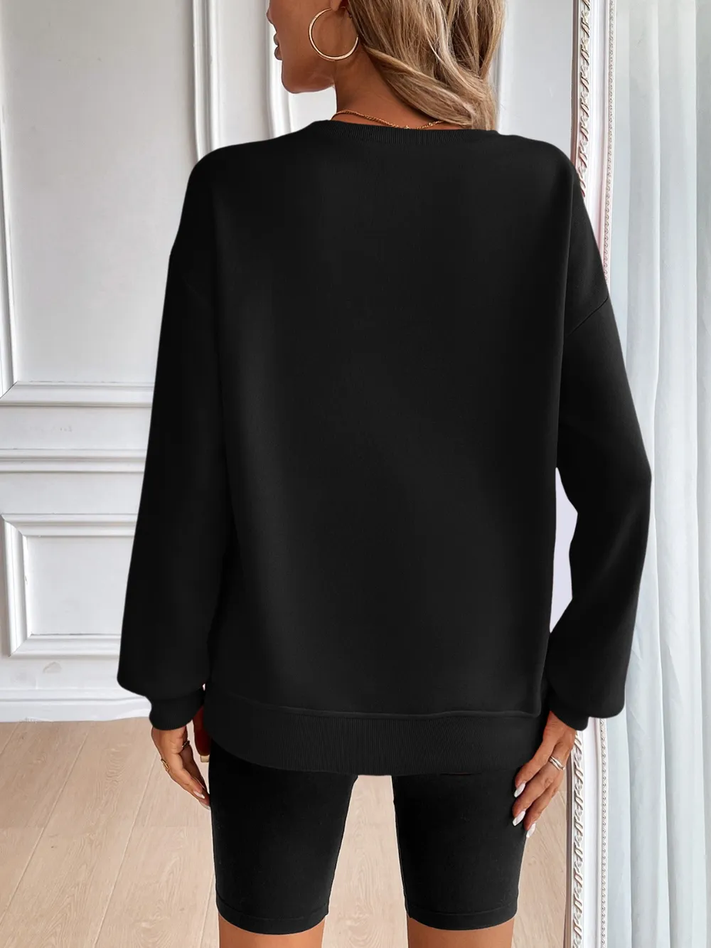Round Neck Long Sleeve Sweatshirt, image 22