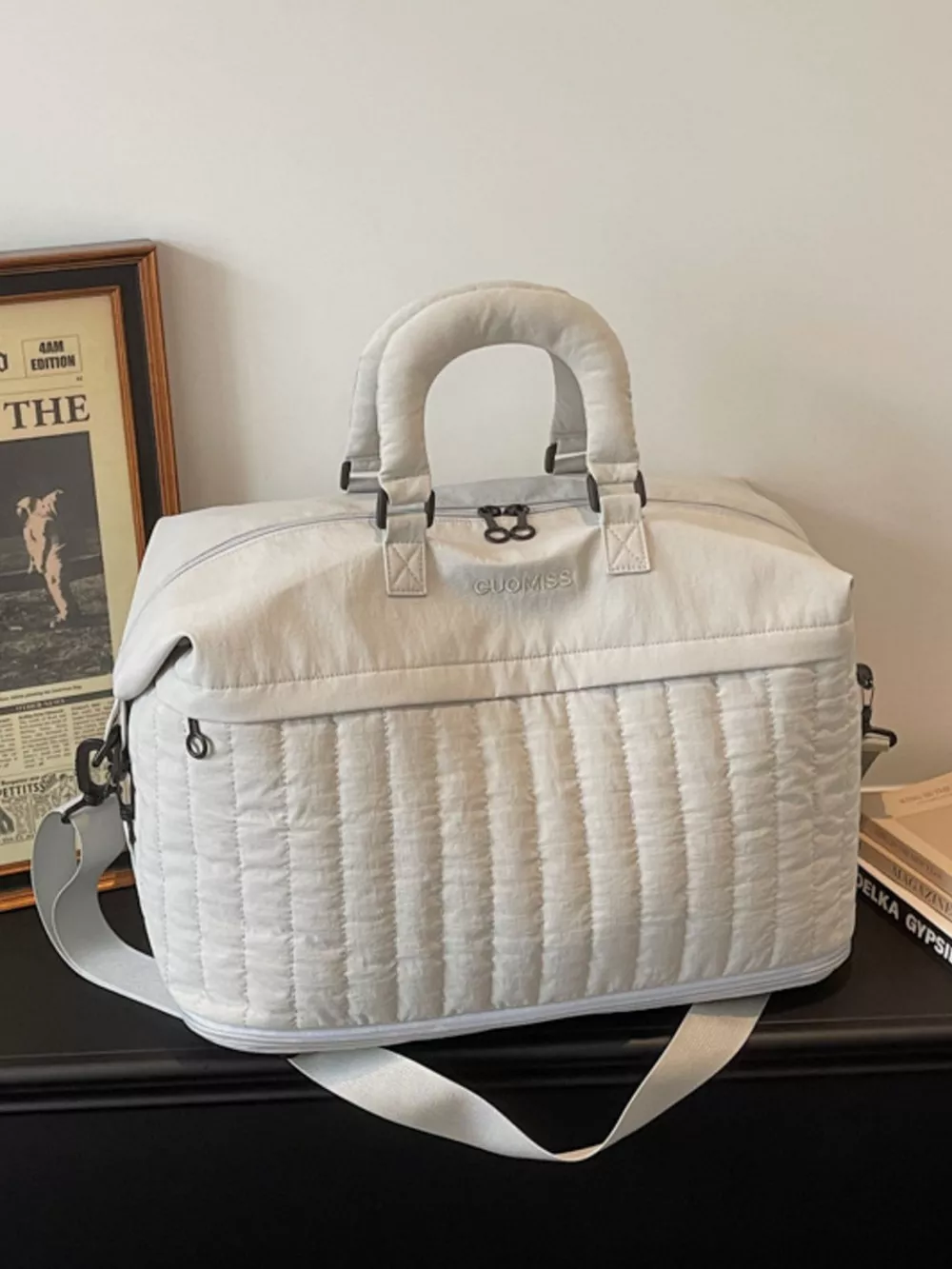 Quilted Nylon Travel Bag, image 5