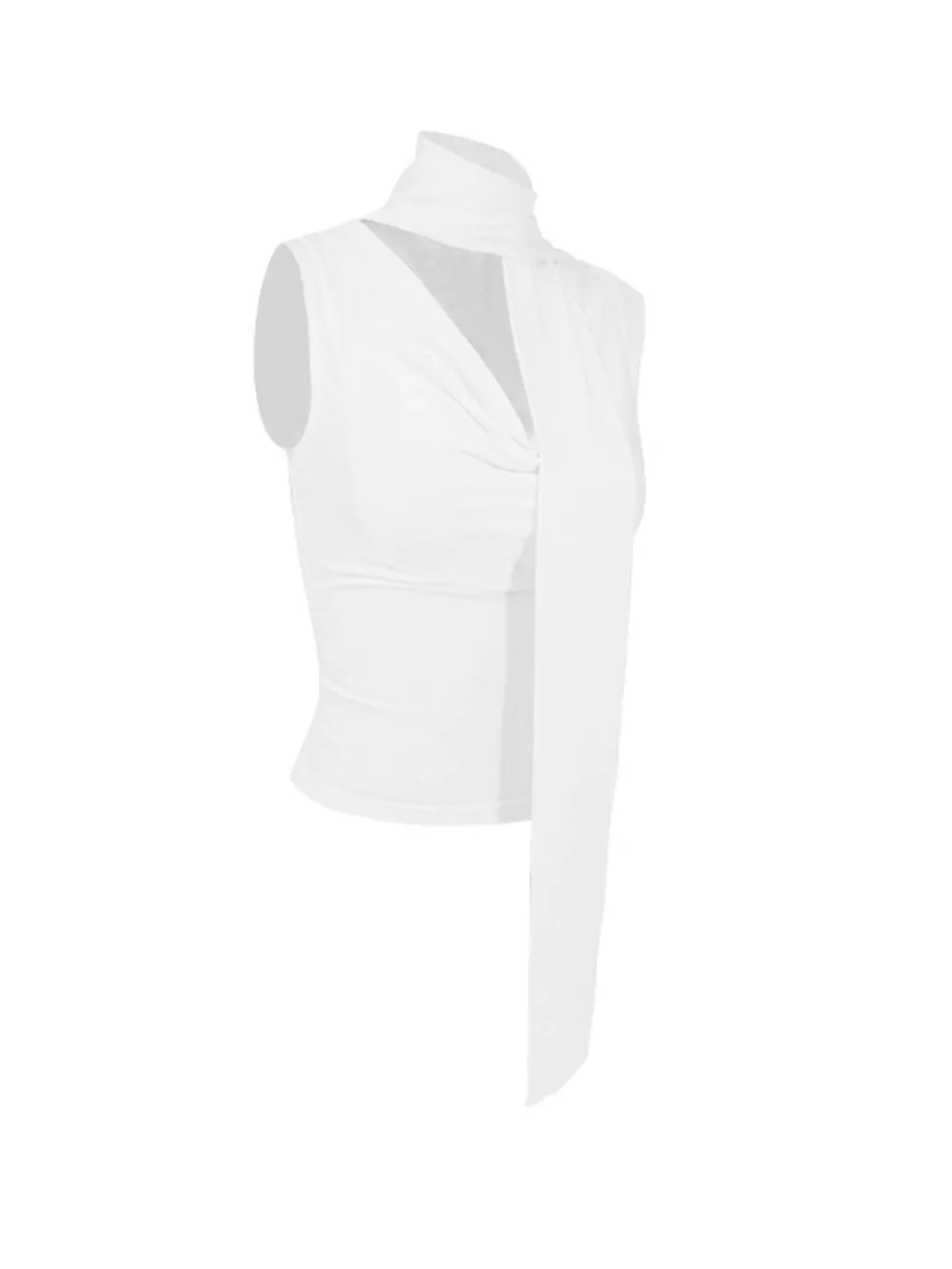 Cowl Neck Ruched Cami, image 14