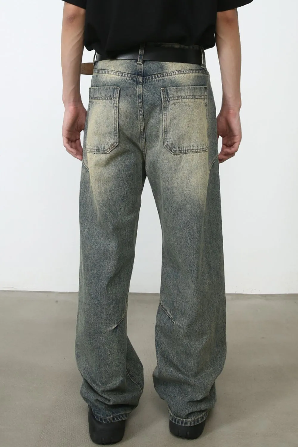 Men's Wide Leg Jeans, image 2