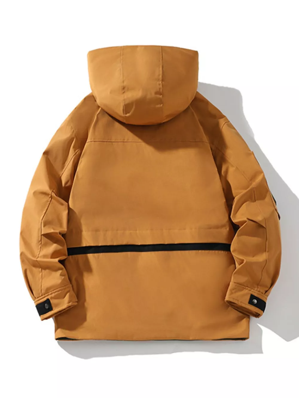 Men's Plus Size Zip Up Hooded Jacket, image 4