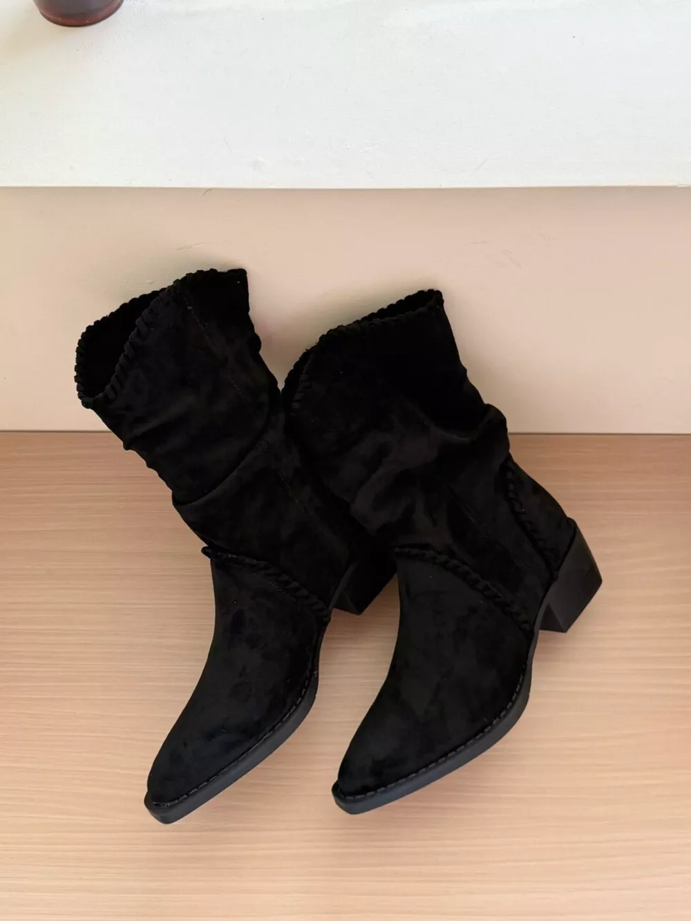 Point Toe Block Heels Boots, image 2