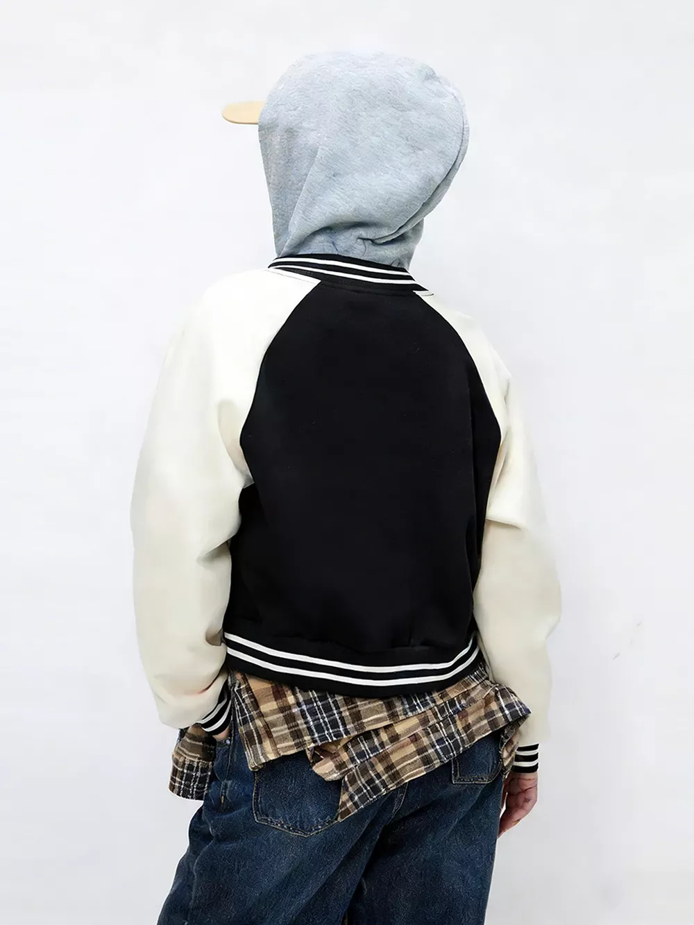 Contrast Sleeve Snap Down Jacket, image 3