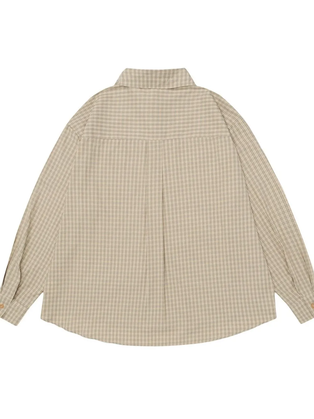 Men's Classic Plaid Button-Down Oversized Shirt, image 4