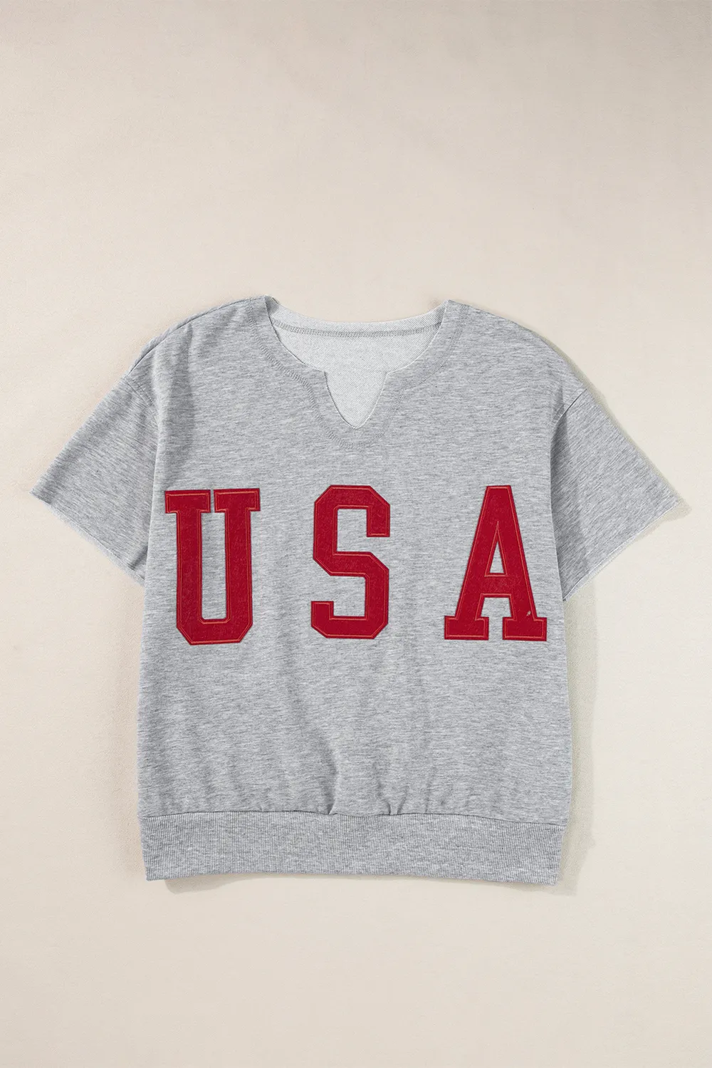 USA Notched Short Sleeve T-Shirt, image 3