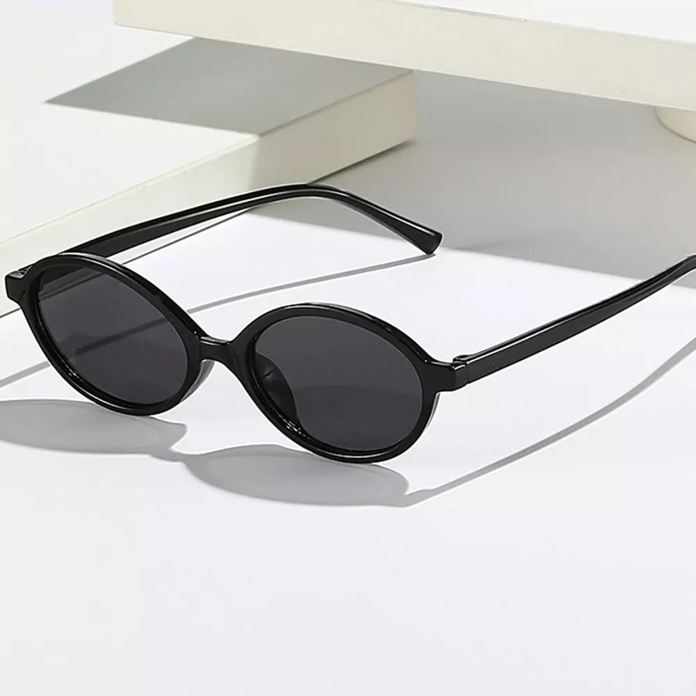 Oval Frame Tinted Lenses Sunglasses, image 6
