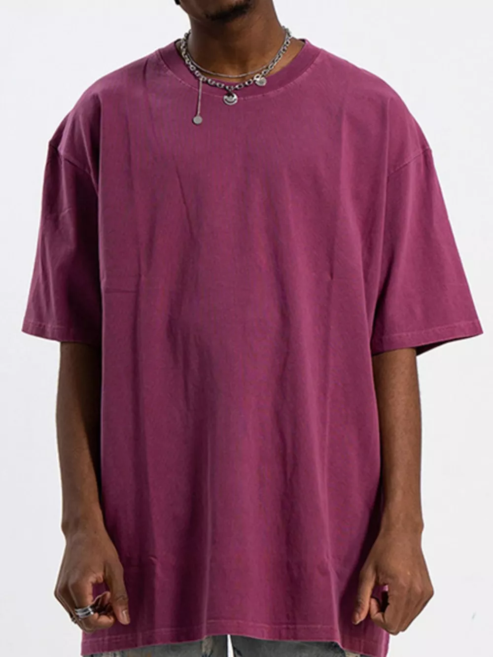 Men's Round Neck Half Sleeve T-Shirt, image 2