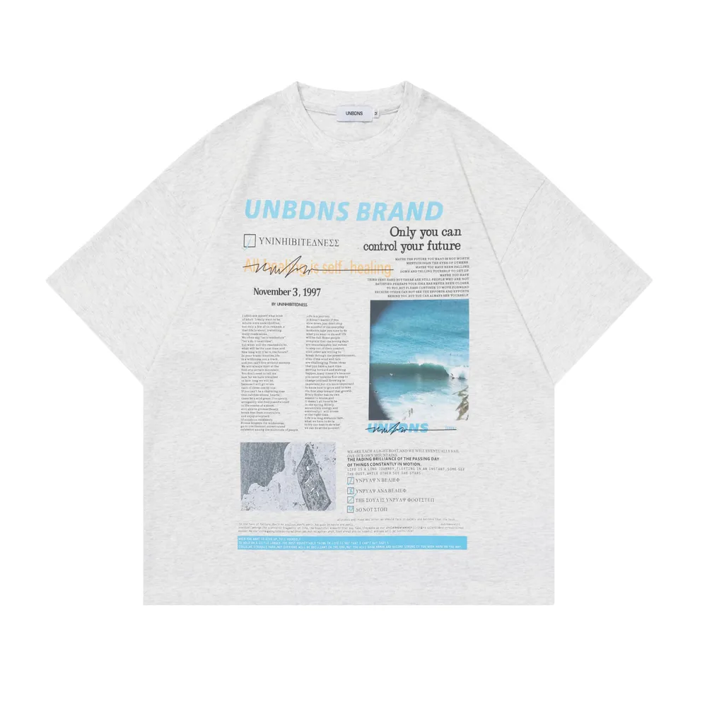Men's Oversized Graphic Round Neck T-Shirt, image 5