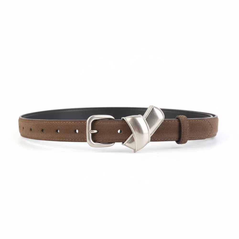 Adjustable Buckle Skinny Belt, image 4