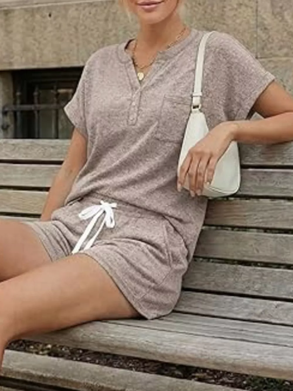Short Sleeve Top and Shorts Set, image 13