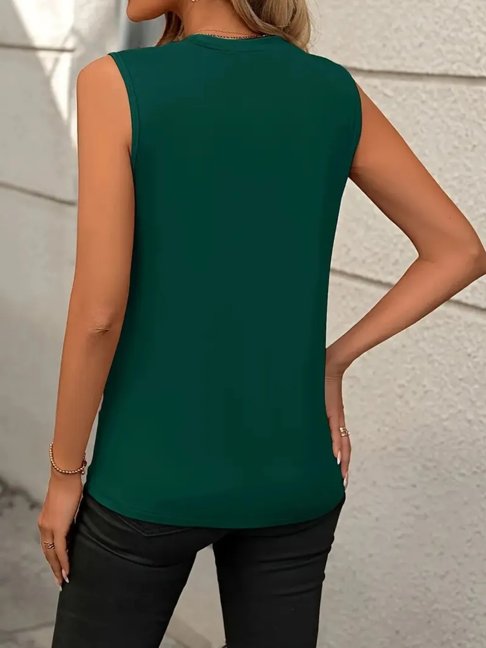 Round Neck Sleeveless Tank, image 12
