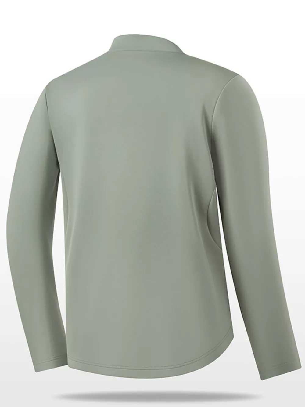 Men's Plus Size Quarter-Zip Long Sleeve Sweatshirt, image 6
