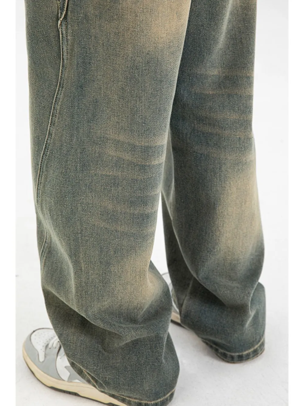 Men's Plus Size Wide Leg Jeans, image 3