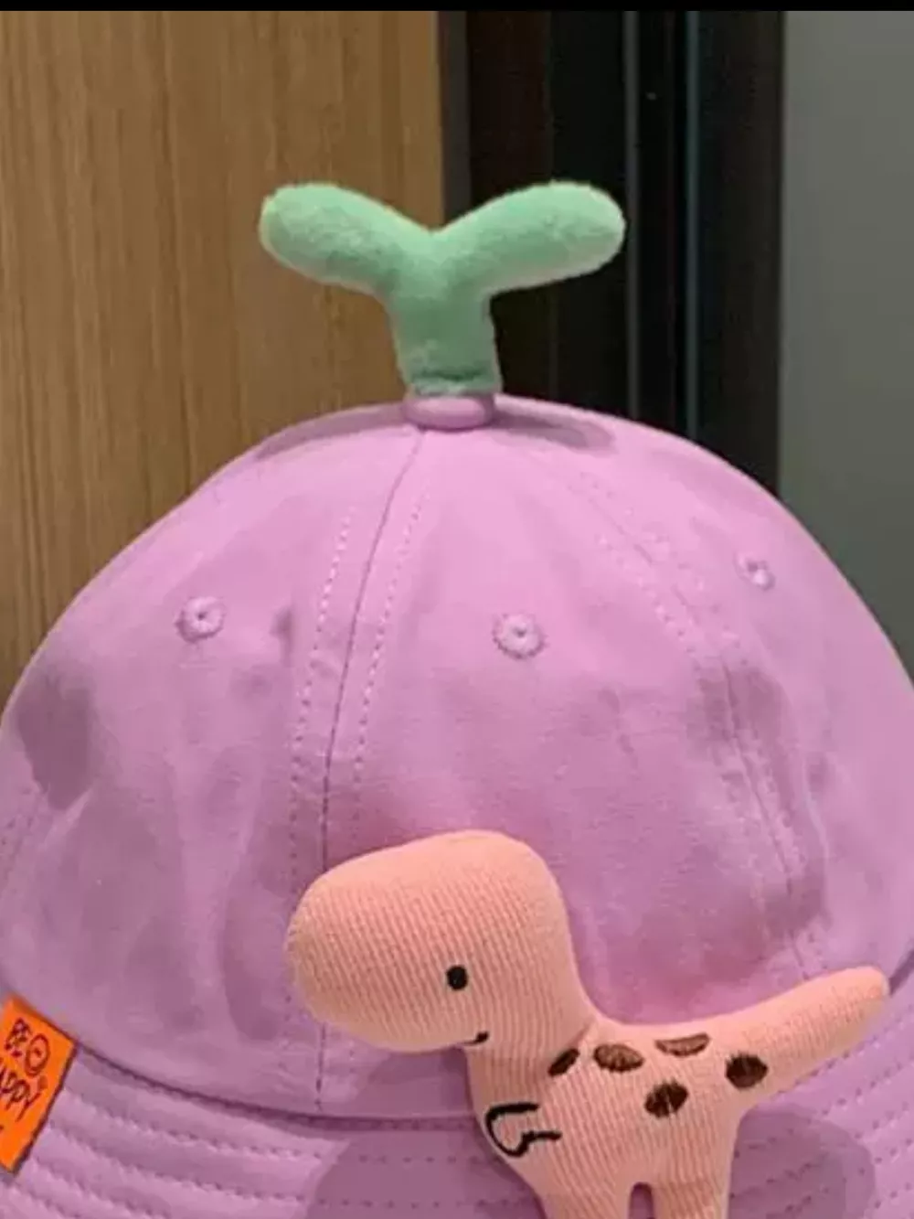 Children's Dinosaur & Sprout Decor Bucket Hat, image 14