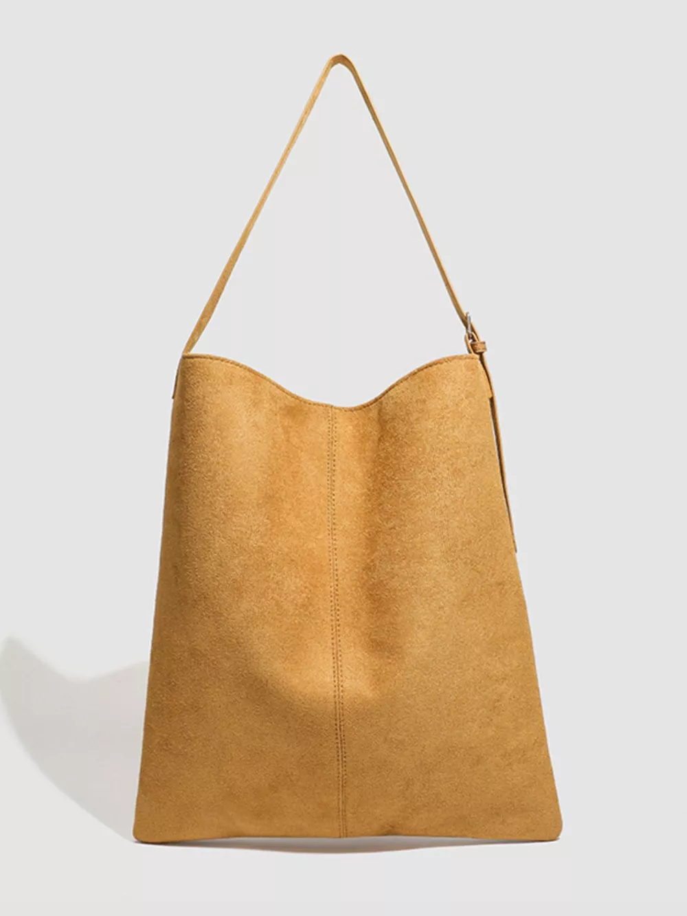 Embroidered Suede Handbag, image 9