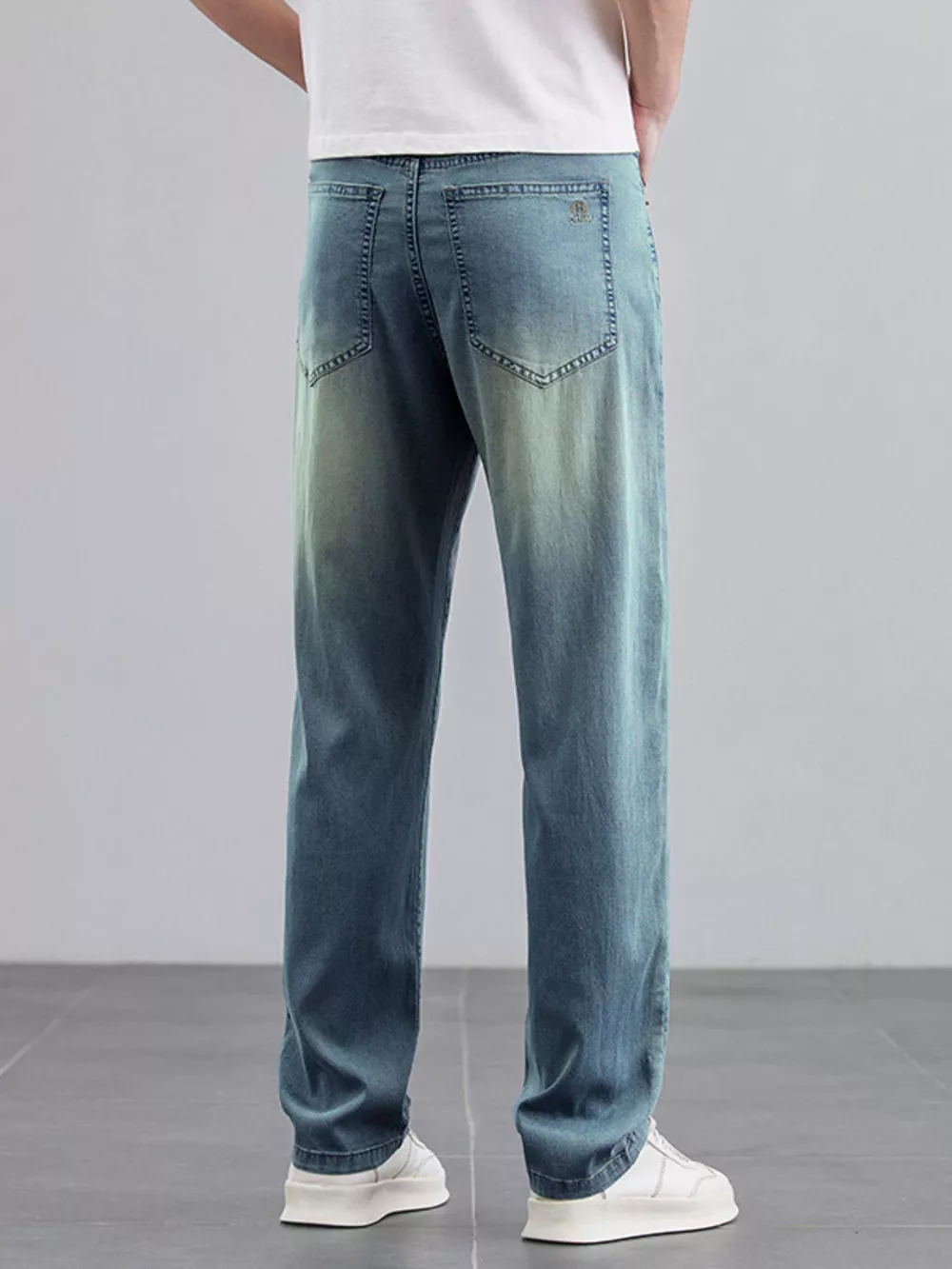 Men's Wide Leg Jeans, image 4