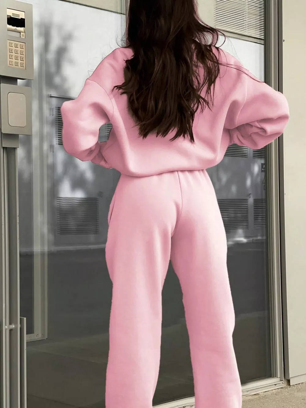 Half Zip Sweatshirt and Pants Set, image 18