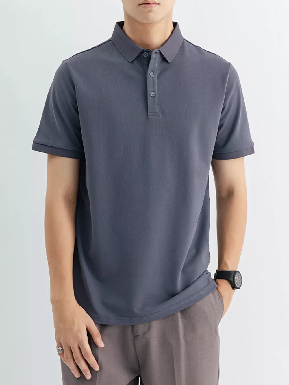 Men's Plus Size Classic Fit Short Sleeve Polo, image 17
