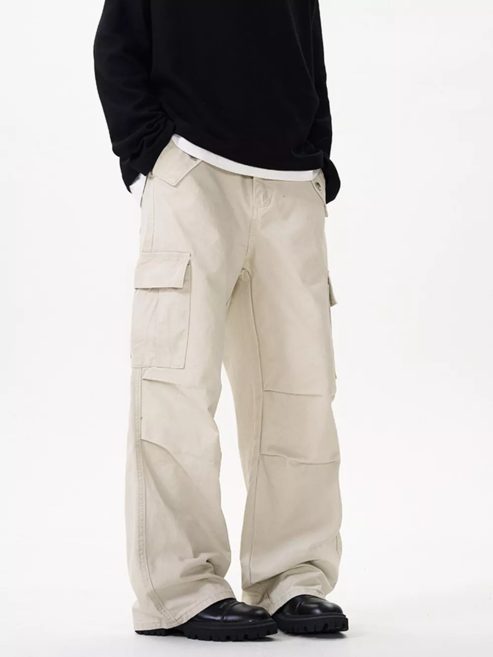 Men's Loose Fit Cargo Pants, image 7
