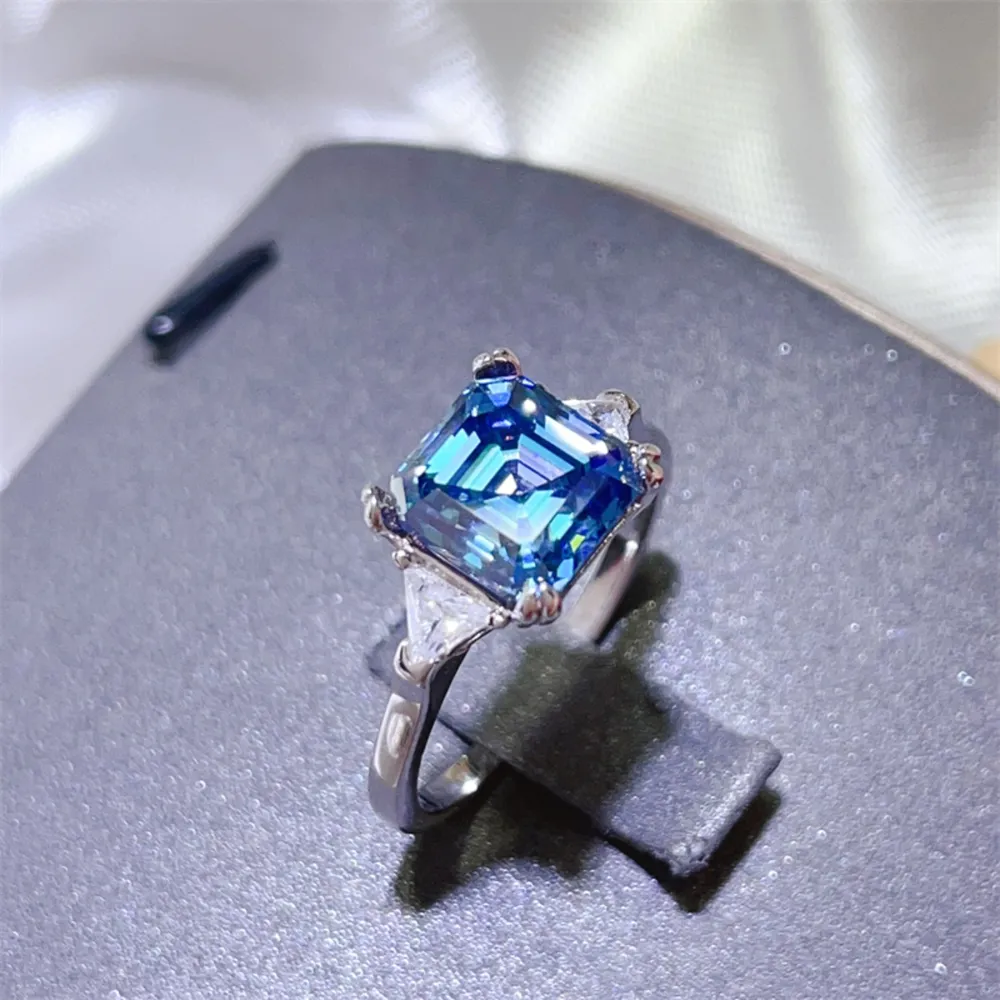 3 Carat Moissanite 925 Sterling Silver Ring, image 2