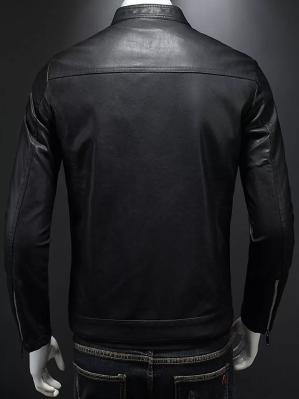 Men's Plus Size Zip Up Long Sleeve Jacket, image 5