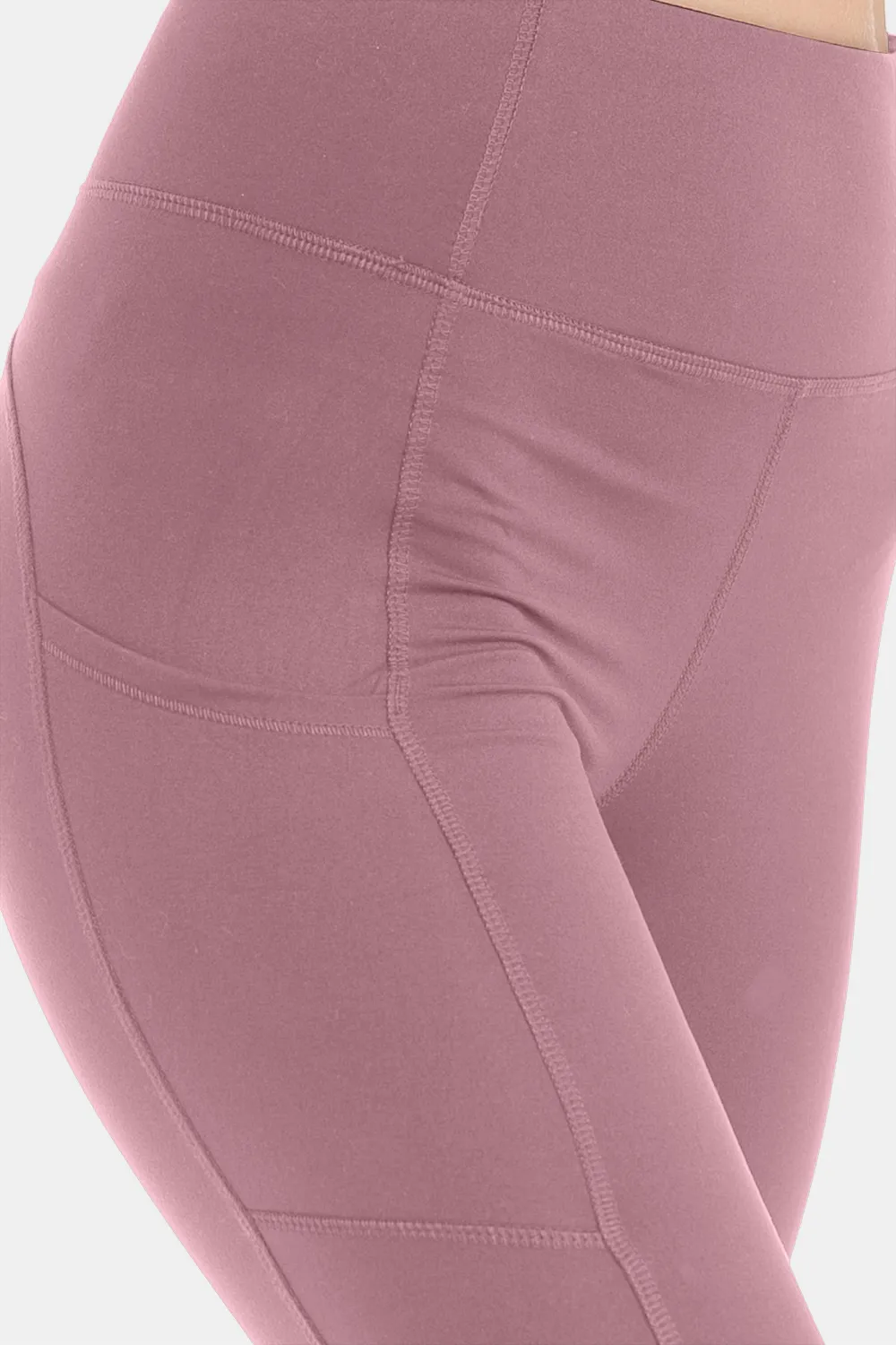 Wide Waistband High Waist Leggings, image 3