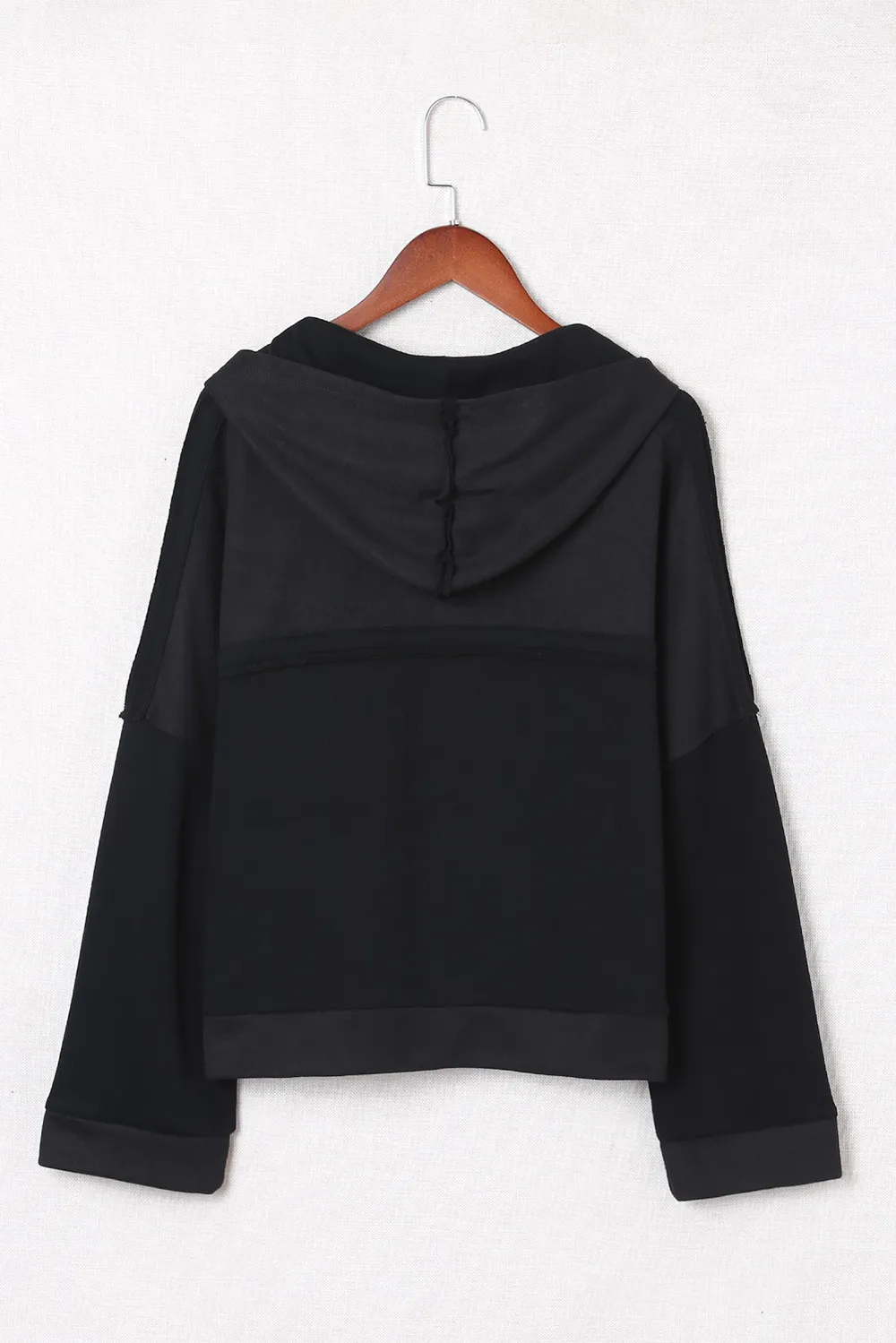 Exposed Seam Long Sleeve Hoodie, image 14