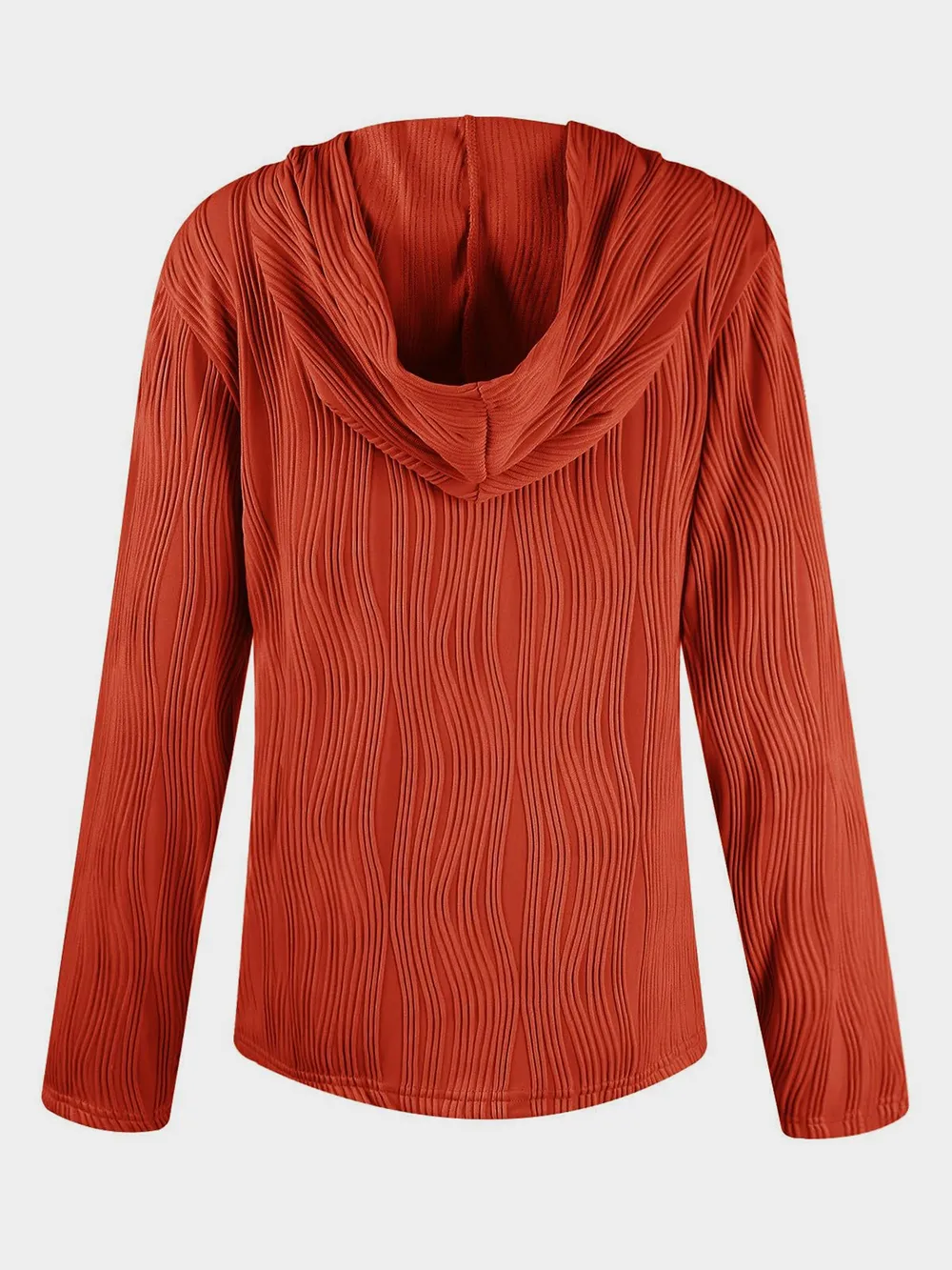 Textured Long Sleeve Hoodie, image 14