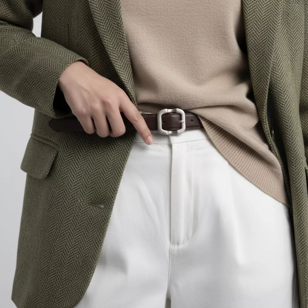 Silver Buckle Belt, image 2