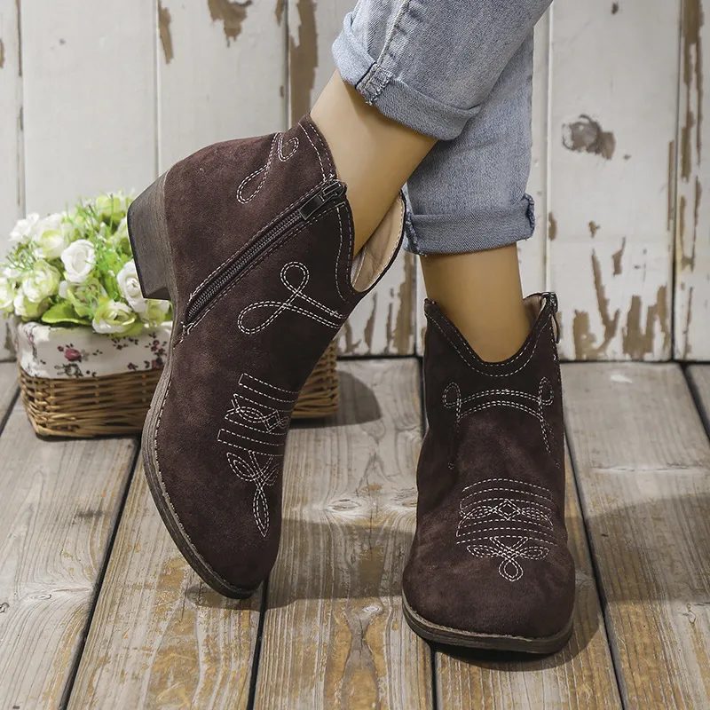 Block Heel Ankle Boots, image 4