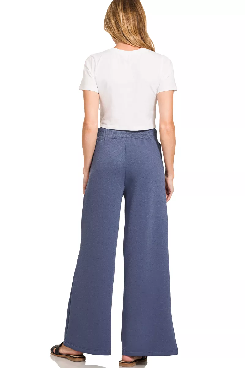 Scuba Collared Pullover & Center Seam Pants Set, image 5