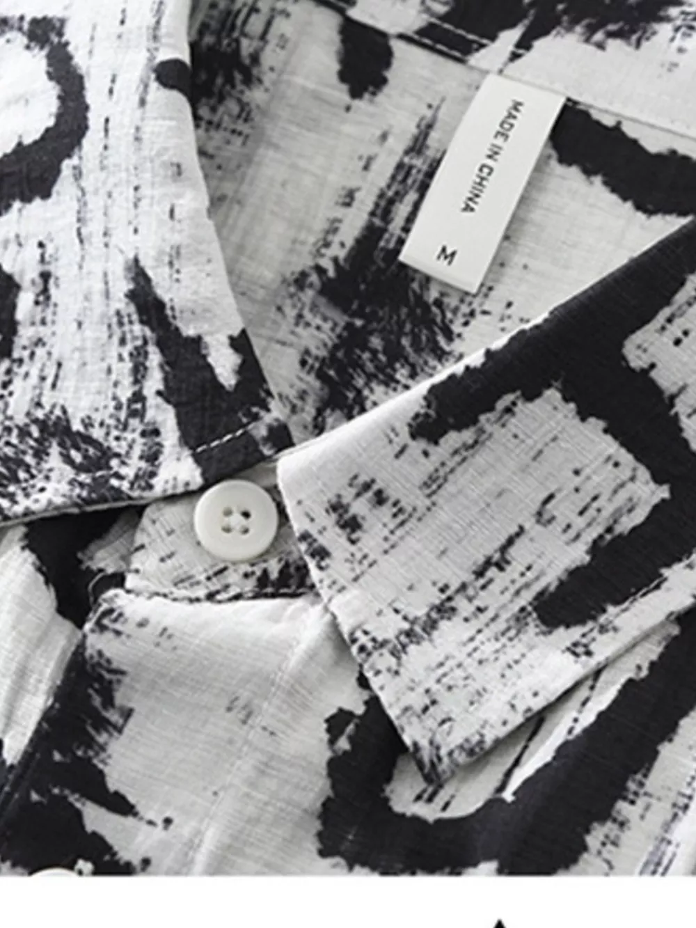 Men's Plus Size Letter Print Short Sleeve Shirt, image 5