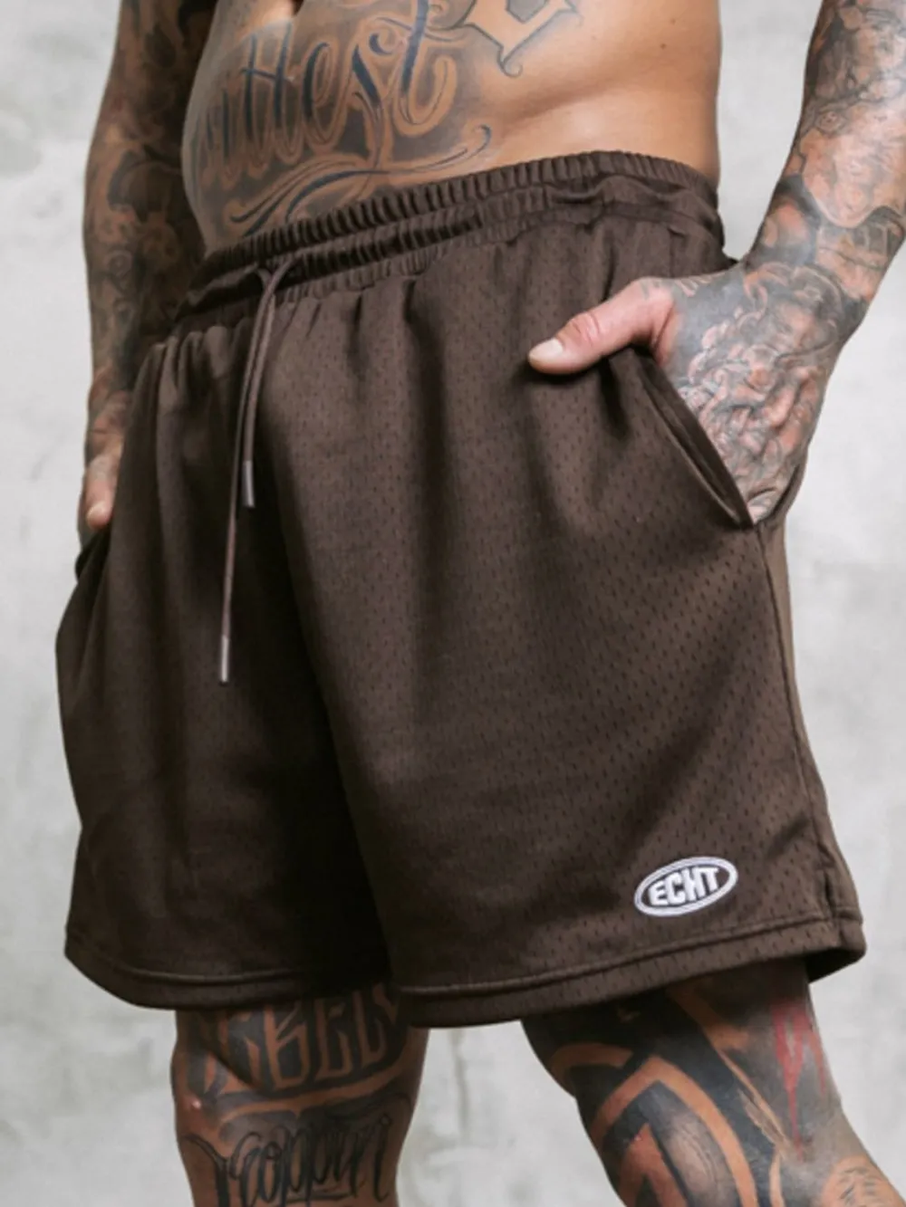 Men's Plus Size Drawstring Breathable Active Shorts, image 2