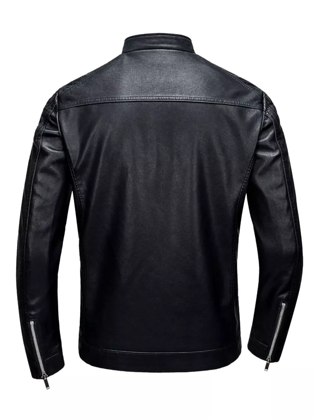Men's Plus Size Zip Up Long Sleeve Jacket, image 4