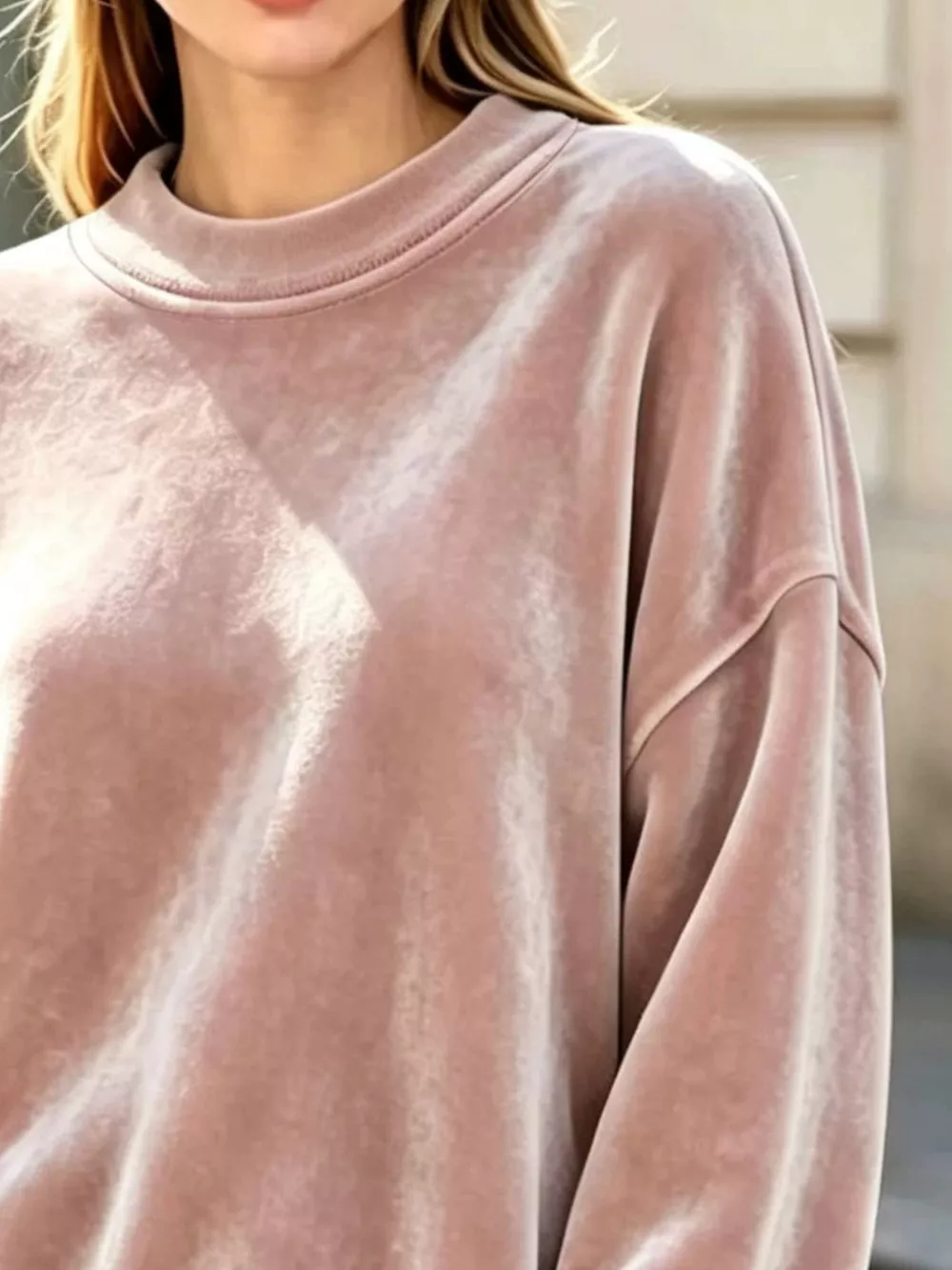 Full Size Oversized Dropped Shoulder Sweatshirt Plus Size, image 15
