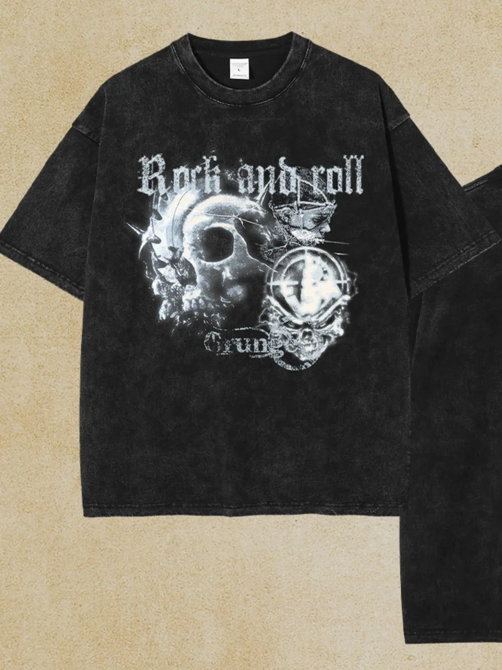 Men's Graphic Round Neck Half Sleeve T-Shirt, image 3