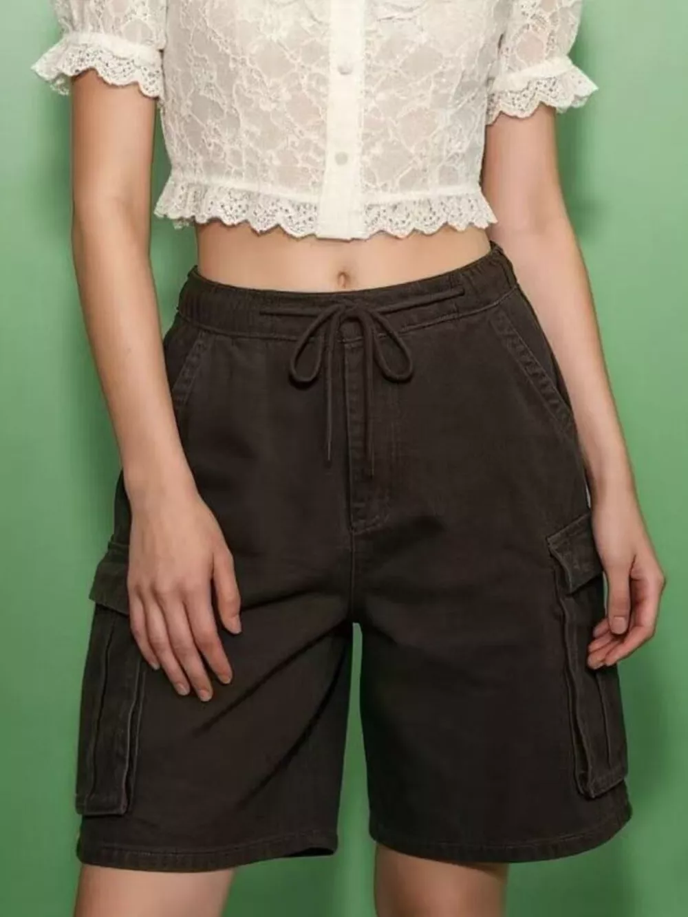 Cargo Shorts with Drawstring, image 12