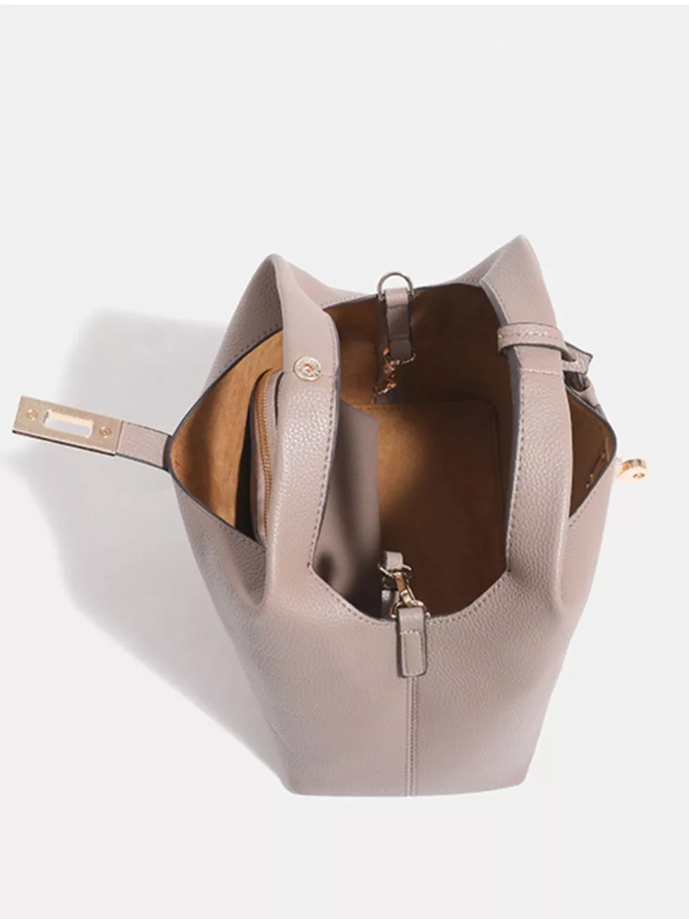 PU Leather Crossbody Bag with Mini Pouch, image 8