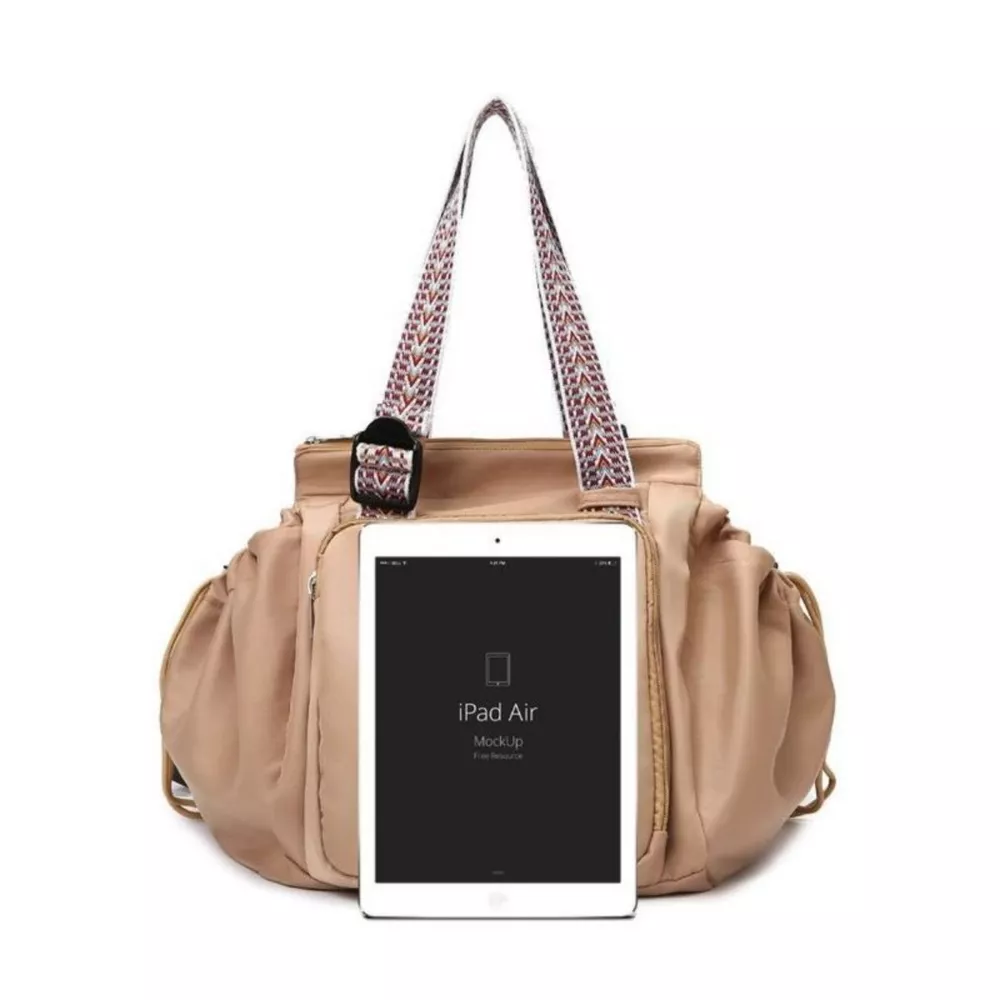 Drawstring Closure Travel Backpack Bag, image 5