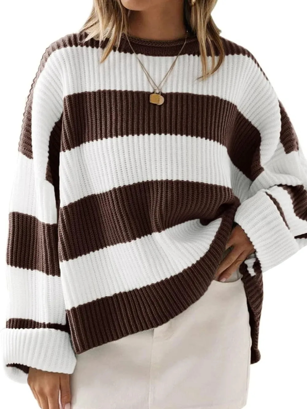 Round Neck Long Sleeve Sweater, image 23