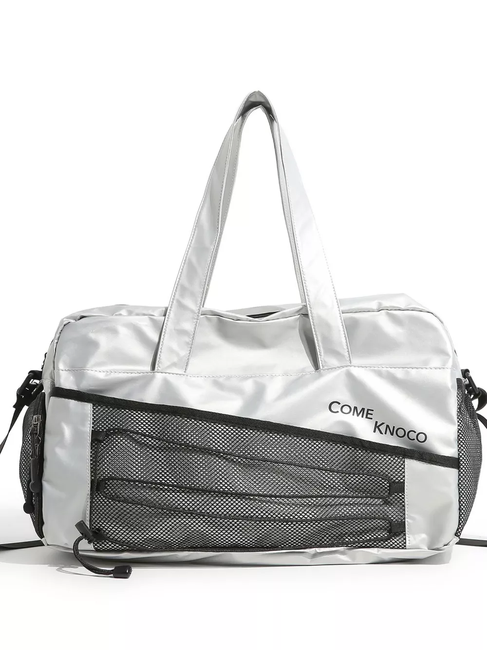 Lightweight Duffel Bag with Mesh Pockets, image 5