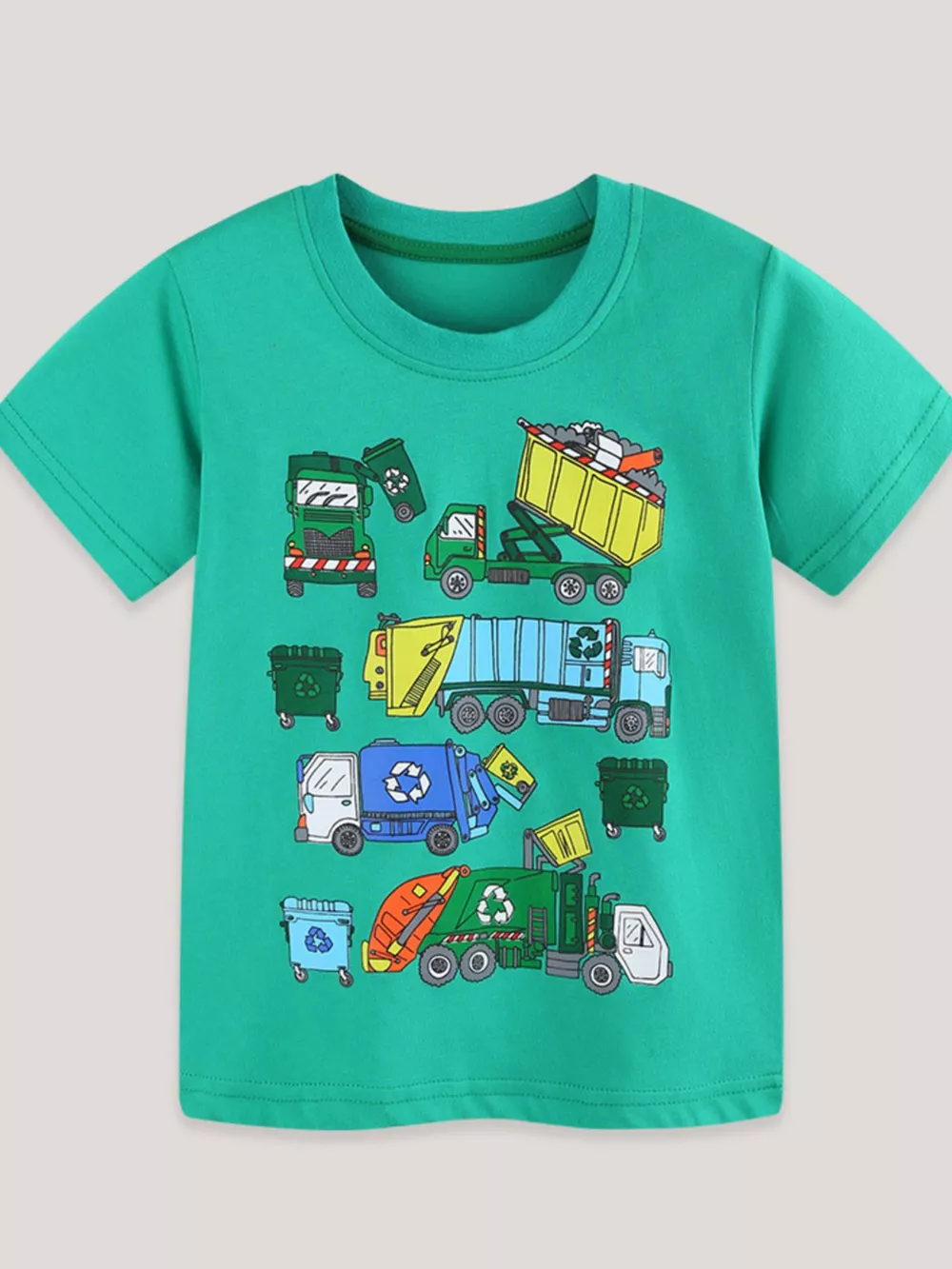 Children's Cartoon Garbage Truck Graphic Tee, image 2