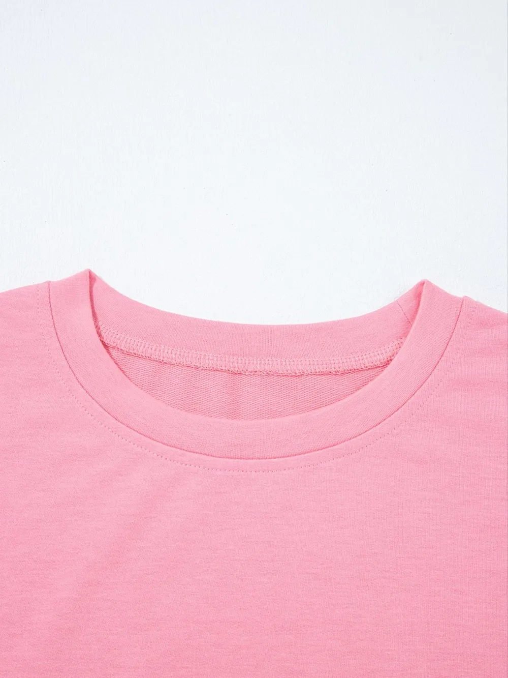 Lace Detail Flounce Sleeve Sweatshirt, image 2