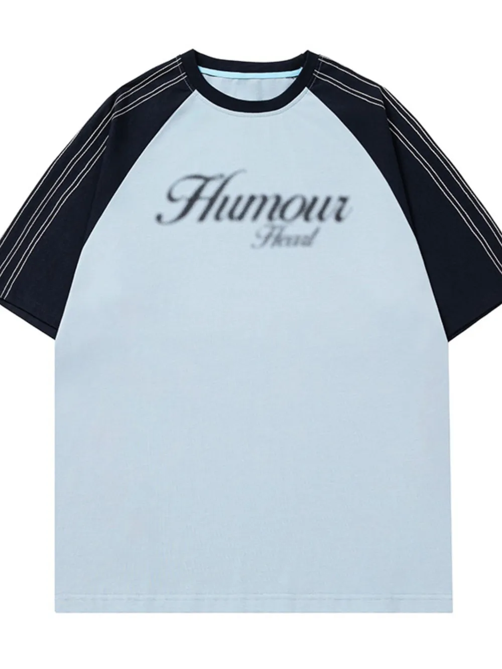 Men‘s Letter Round Neck Half Sleeve T-Shirt, image 7
