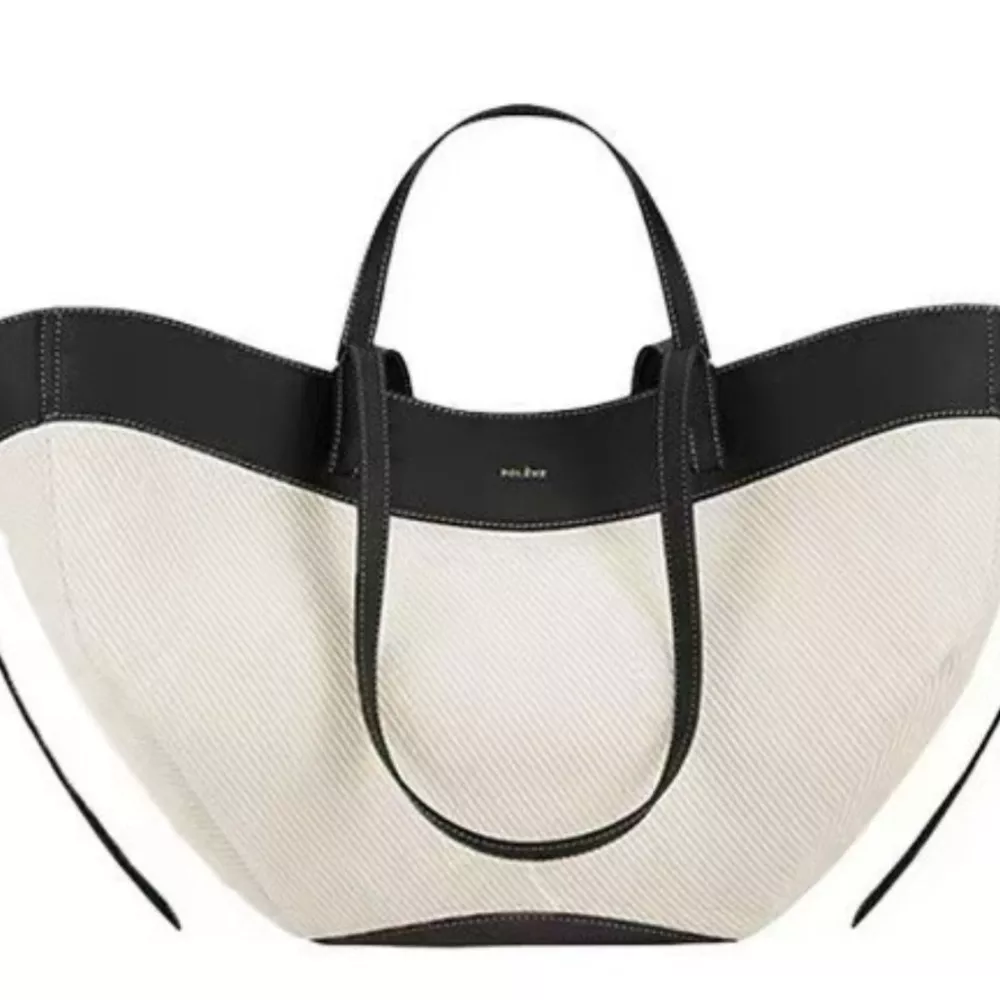 Two-Tone Leather Handbag, image 2