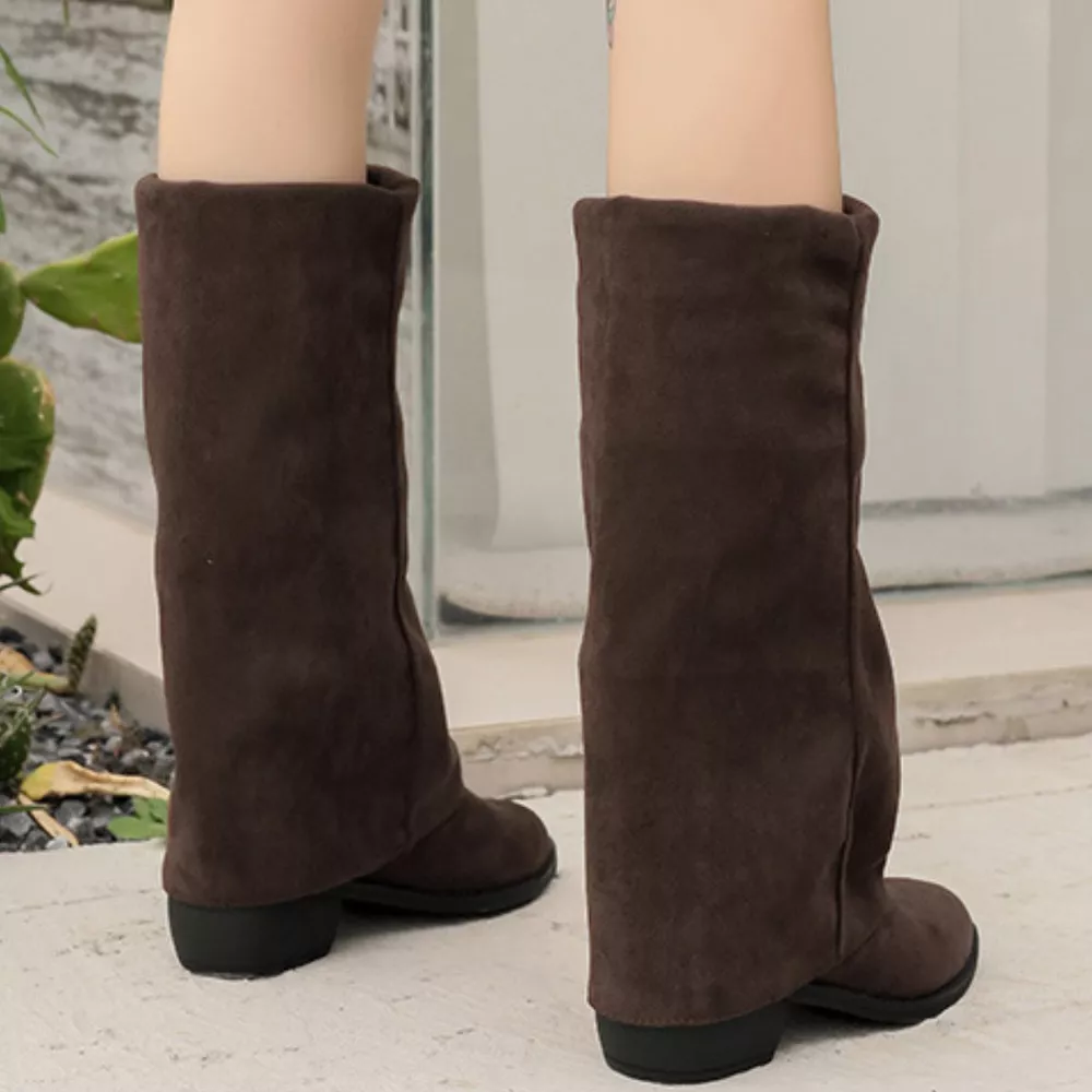 Point Toe Block Heels Boots, image 3