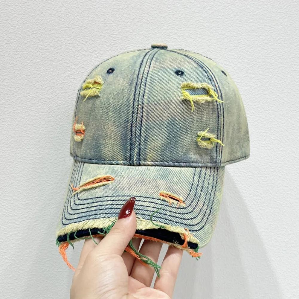 Distressed Adjustable Baseball Cap, image 10