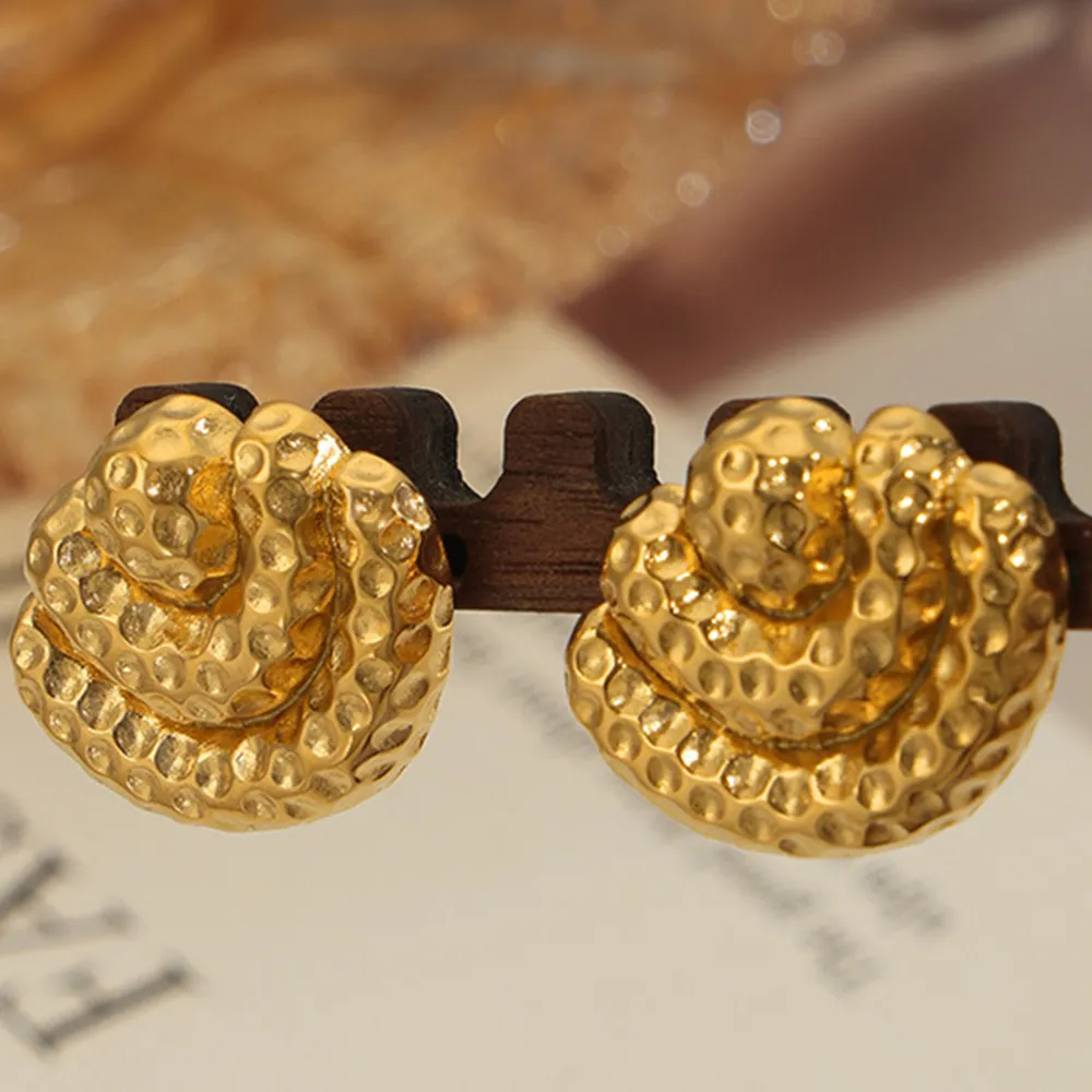 Titanium Steel Geometric Shape Earrings, image 4