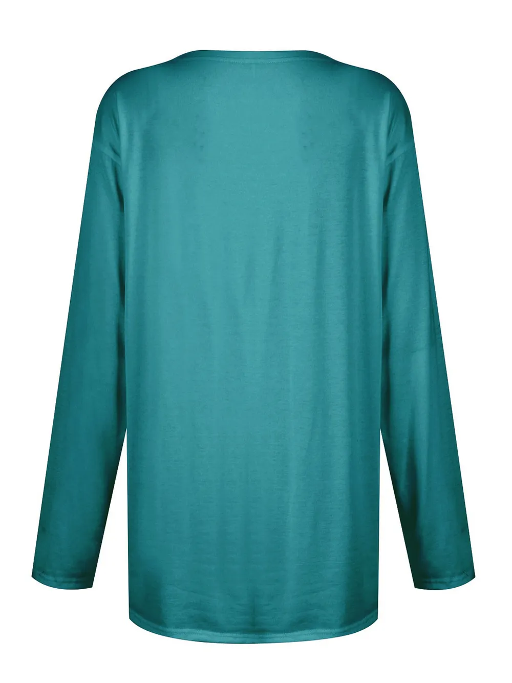 Full Size Pocketed Round Neck Long Sleeve T-Shirt, image 26