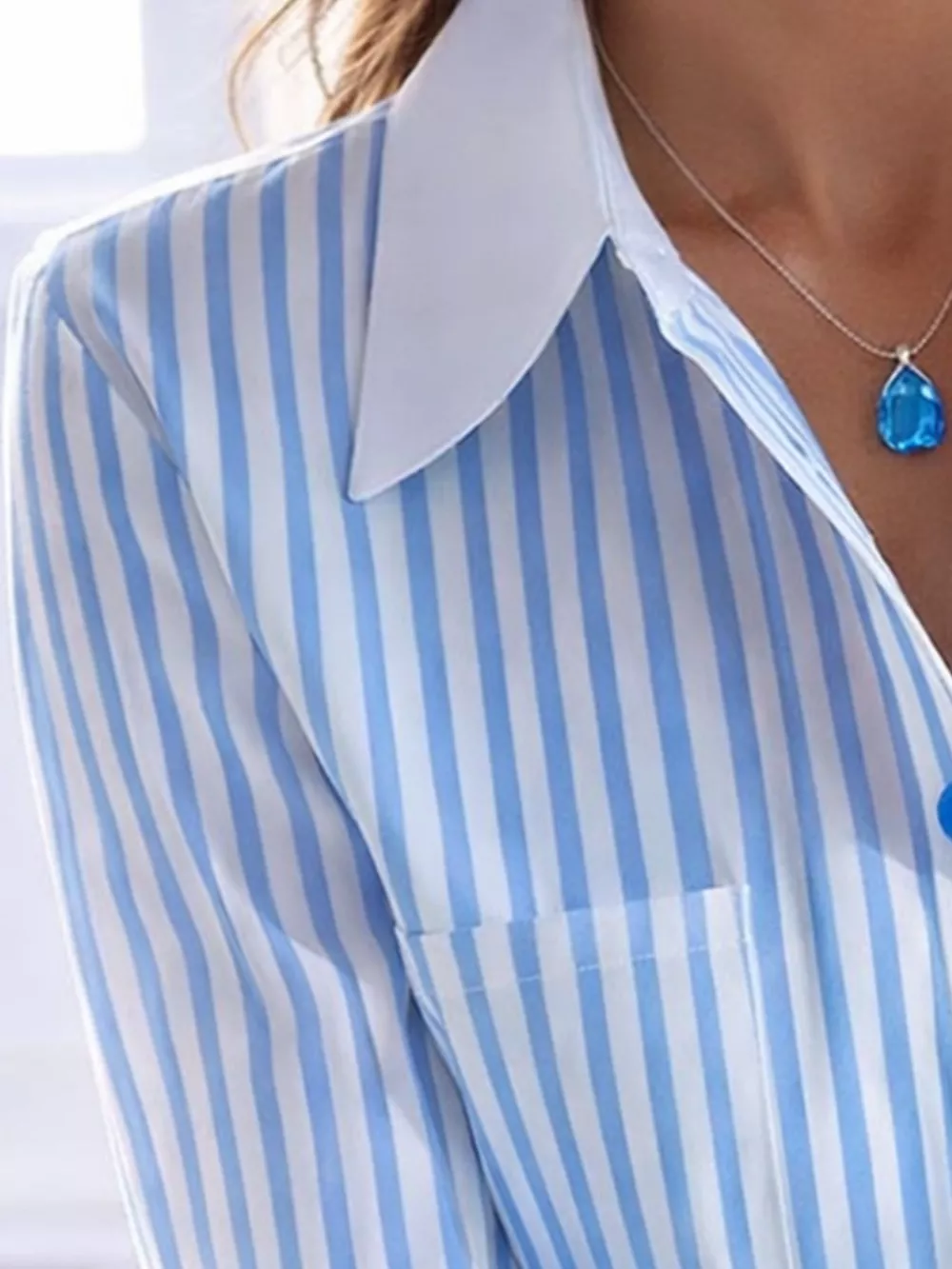 Striped Button-Down Shirt, image 2